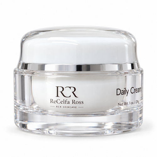 Daily Cream — studio product visualization based on actual packaging.